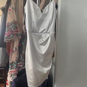 Windsor Silver Mini Dress